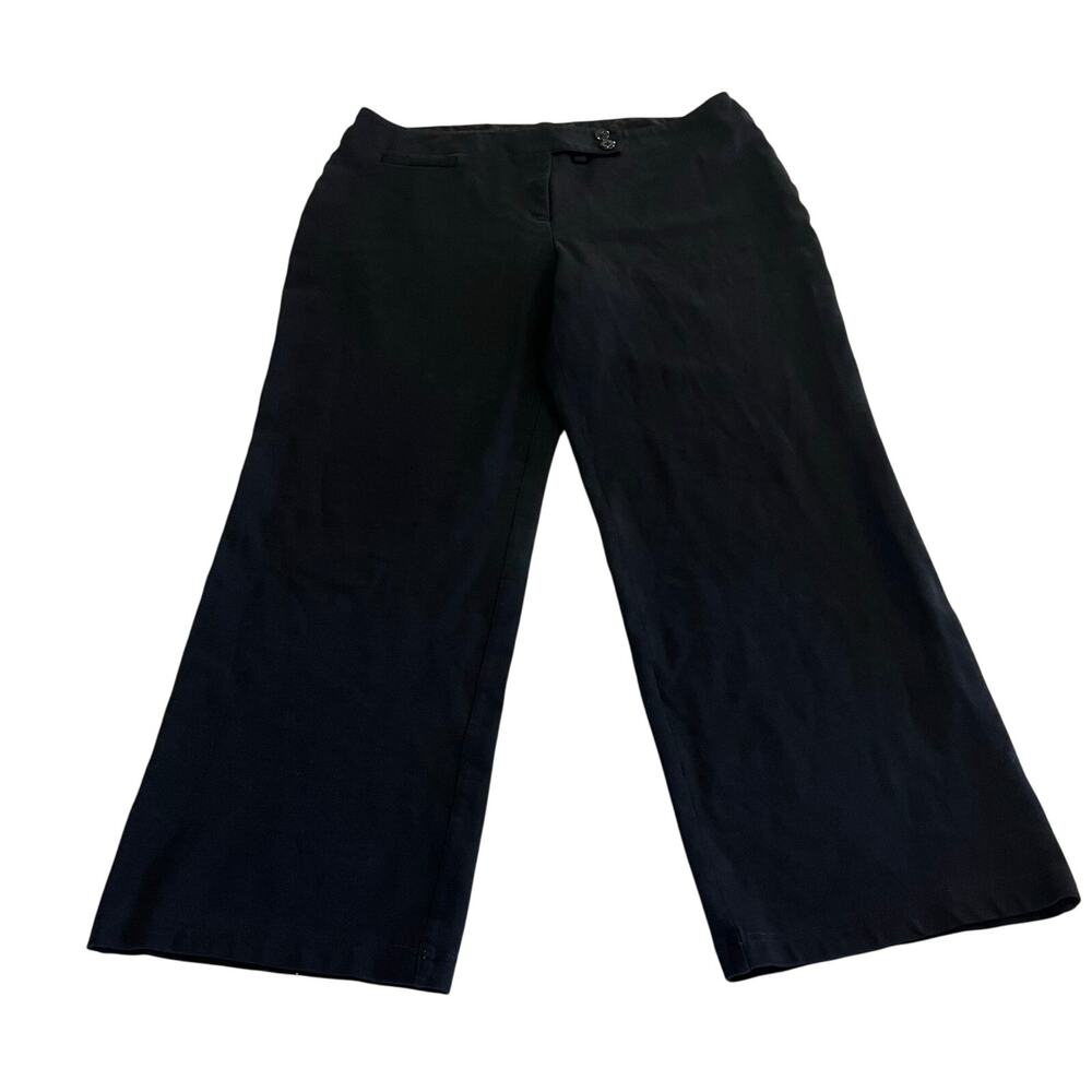 Eileen Fisher Wide Leg Black Pants size Large